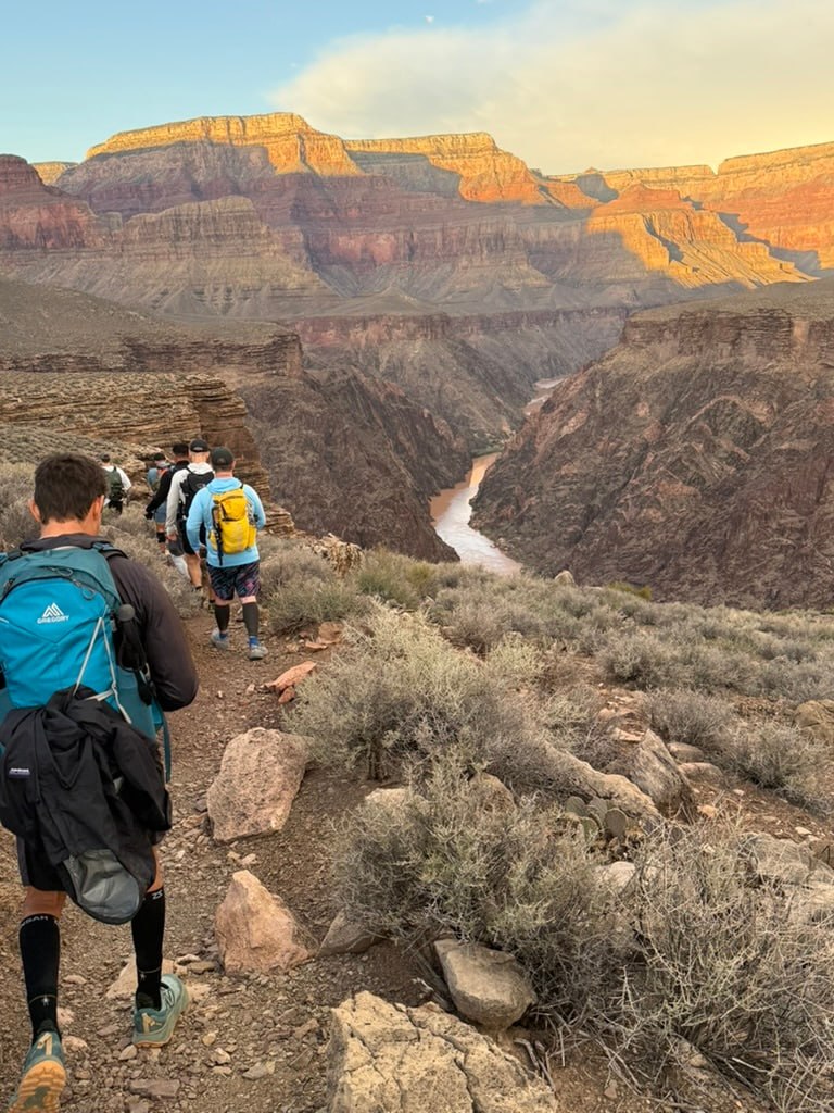 Adventure Summit hikers on trail